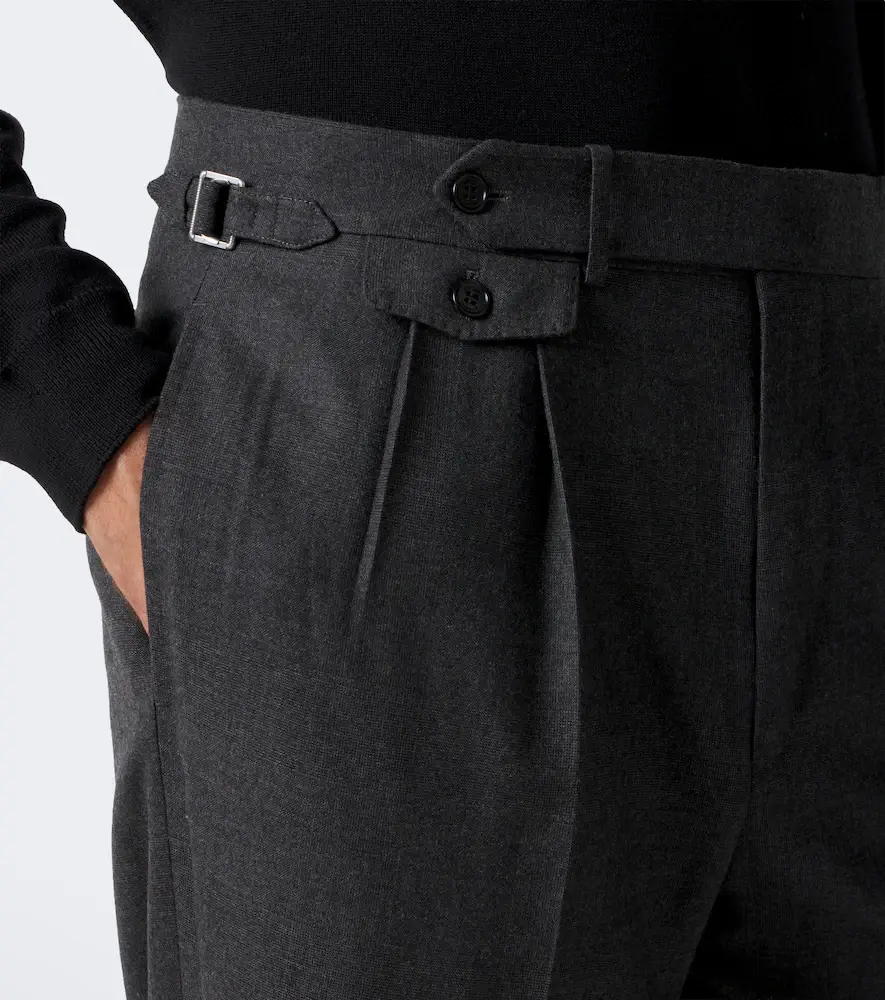 dunhill Wool and cashmere straight pants | Thumbnail 3 dunhill Wool and cashmere straight pants | Thumbnail 3