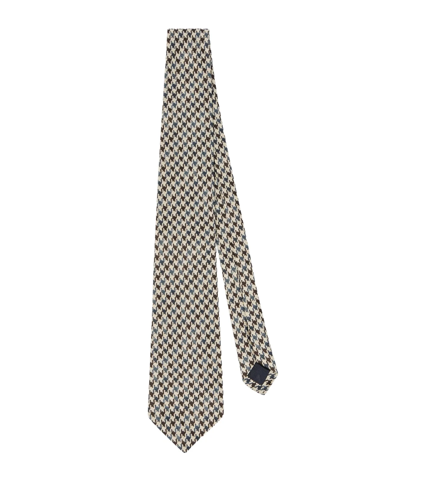 dunhill Houndstooth silk tie