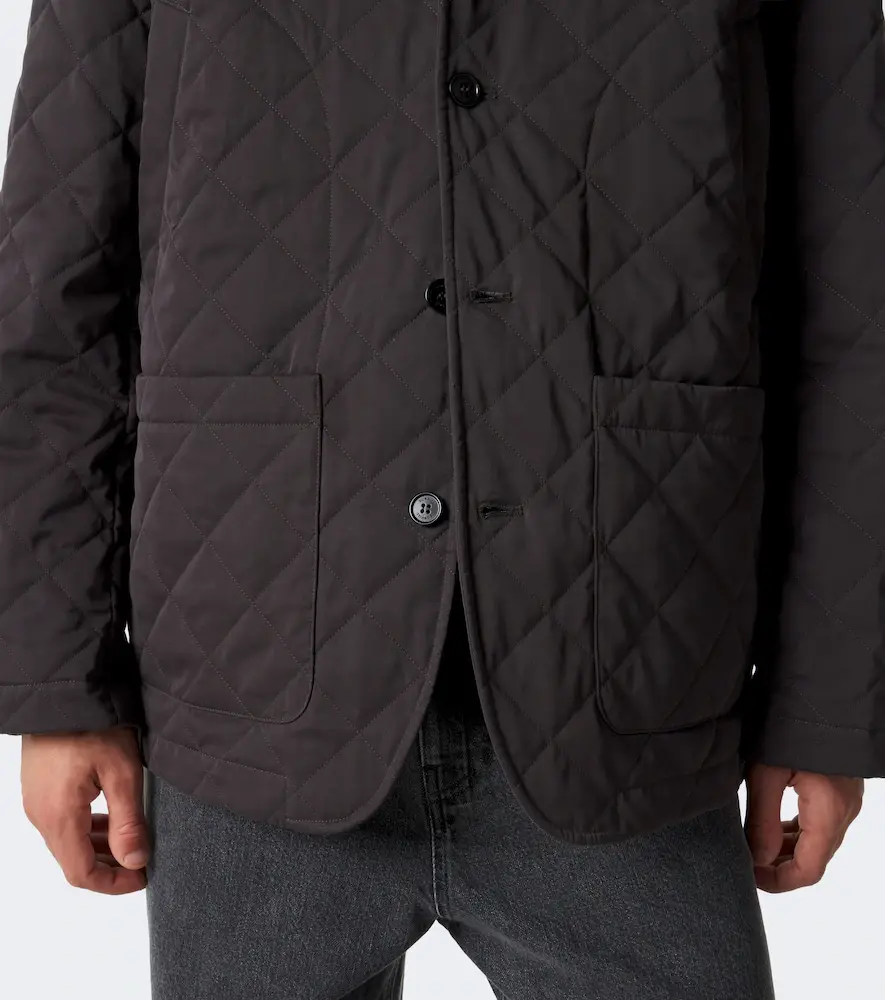 dunhill Quilted cotton and silk jacket | Thumbnail 3