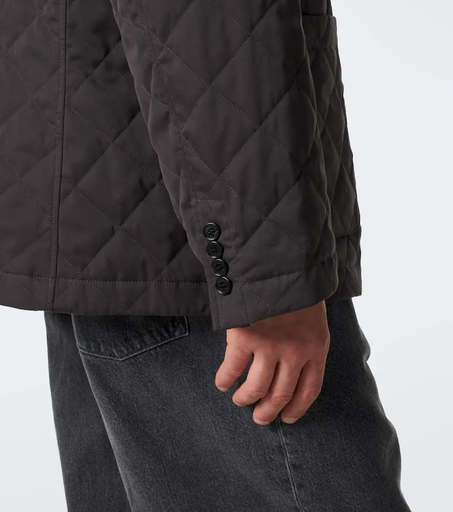 dunhill Quilted cotton and silk jacket | Thumbnail 4