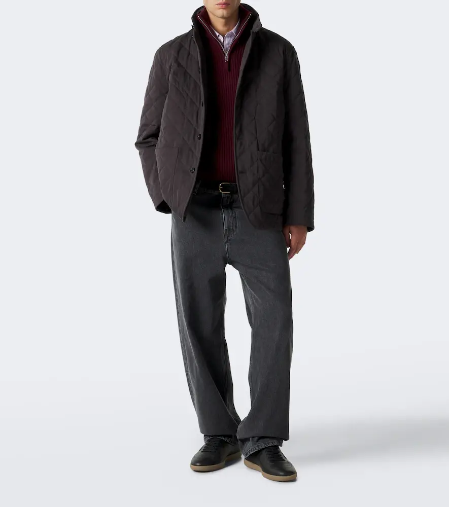dunhill Quilted cotton and silk jacket | Thumbnail 7