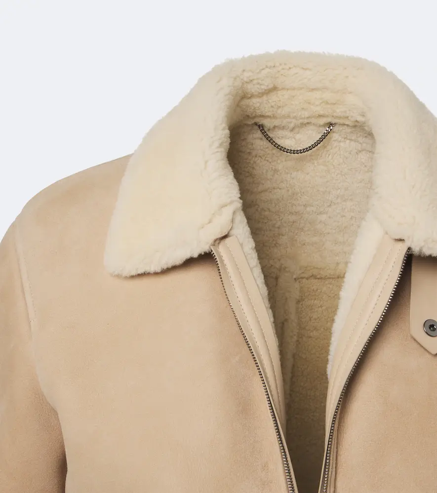 Canali Shearling-trimmed suede blouson jacket | Thumbnail 2 Canali Shearling-trimmed suede blouson jacket | Thumbnail 2