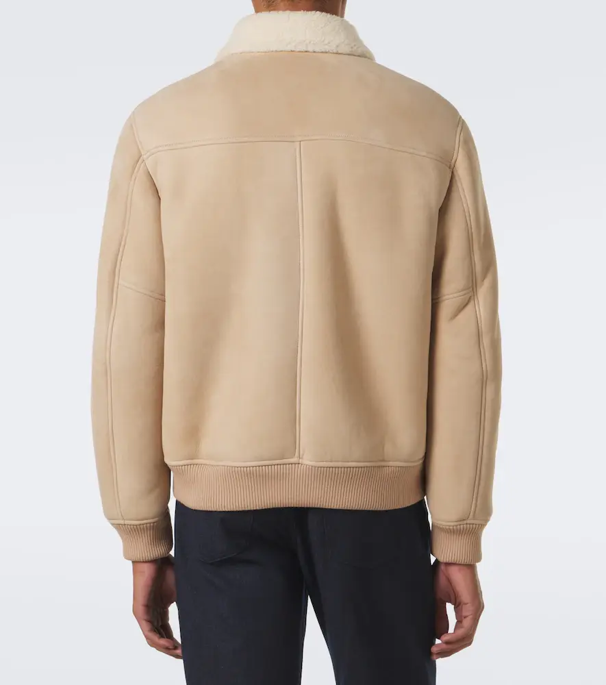 Canali Shearling-trimmed suede blouson jacket | Thumbnail 5 Canali Shearling-trimmed suede blouson jacket | Thumbnail 5