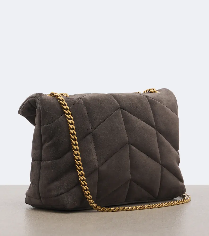 Saint Laurent Toy Puffer quilted suede shoulder bag | Thumbnail 2 Saint Laurent Toy Puffer quilted suede shoulder bag | Thumbnail 2