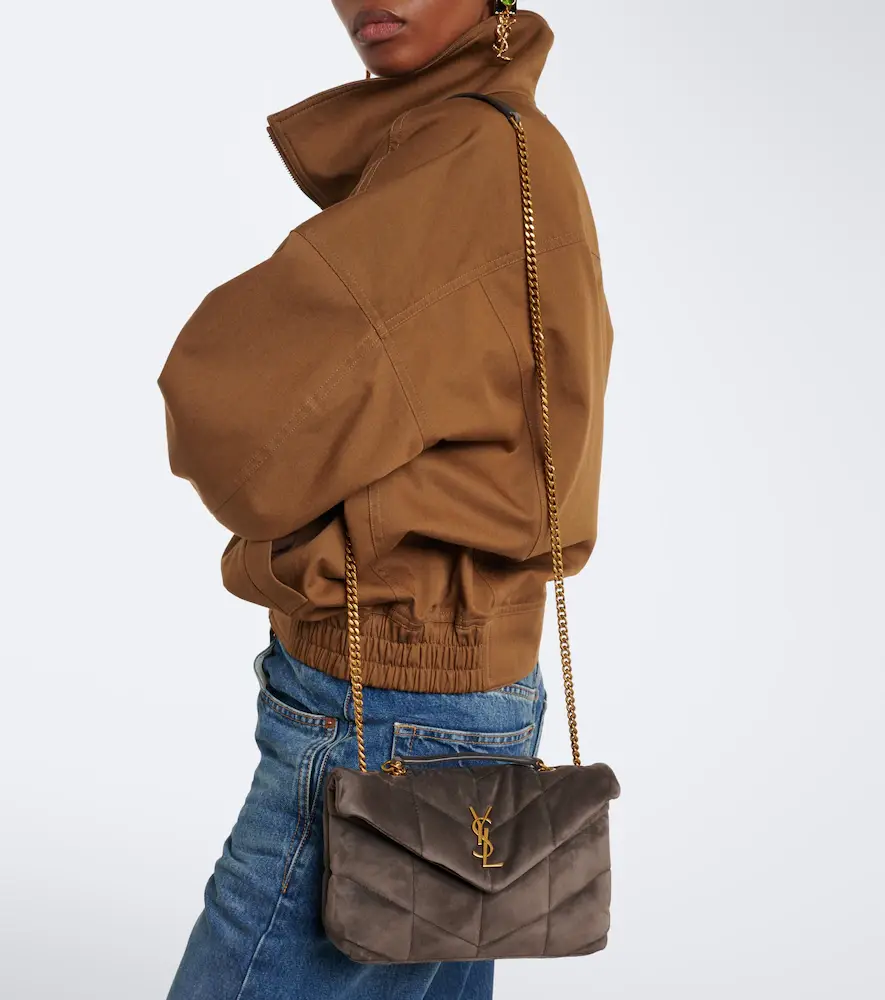 Saint Laurent Toy Puffer quilted suede shoulder bag | Thumbnail 6 Saint Laurent Toy Puffer quilted suede shoulder bag | Thumbnail 6