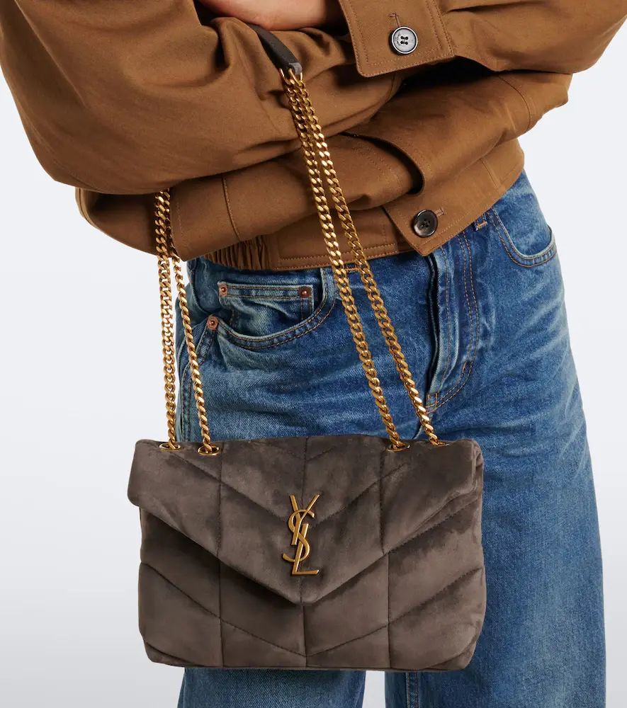 Saint Laurent Toy Puffer quilted suede shoulder bag | Thumbnail 7 Saint Laurent Toy Puffer quilted suede shoulder bag | Thumbnail 7
