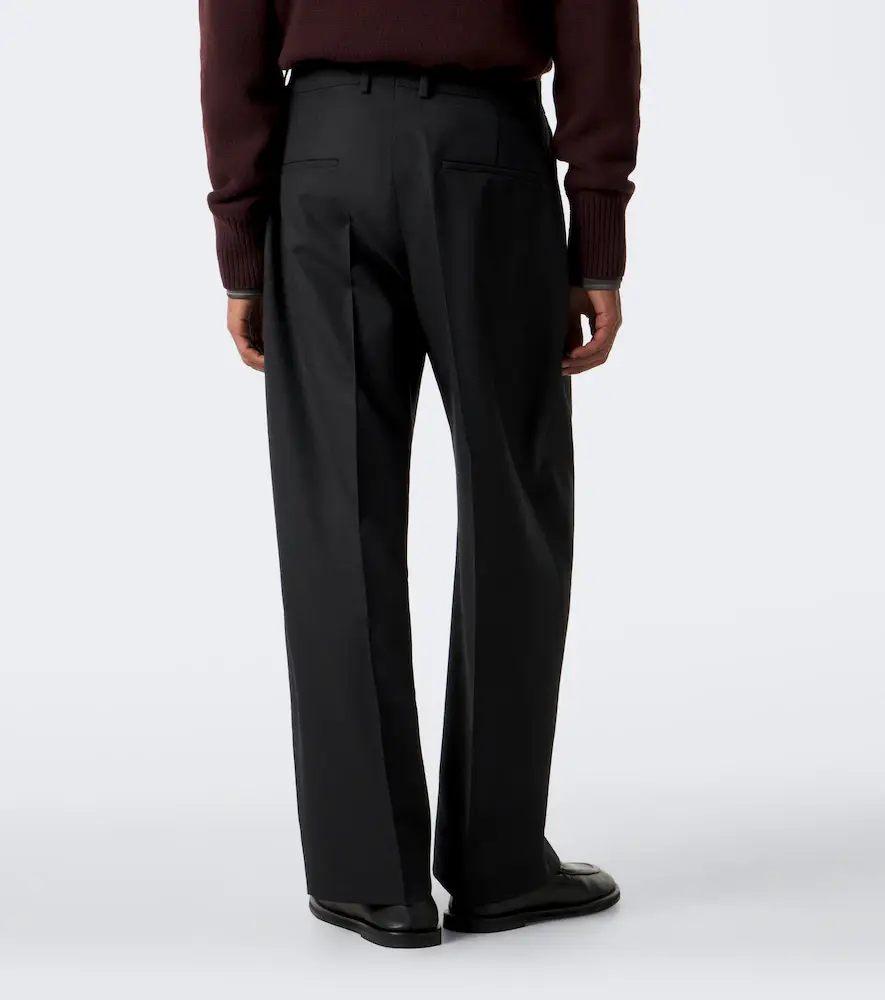 Studio Nicholson Pull pleated wool wide-leg pants | Thumbnail 5 Studio Nicholson Pull pleated wool wide-leg pants | Thumbnail 5