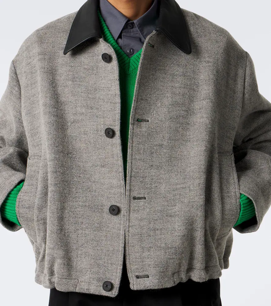 Studio Nicholson Howth wool and cotton-blend twill jacket | Thumbnail 2 Studio Nicholson Howth wool and cotton-blend twill jacket | Thumbnail 2