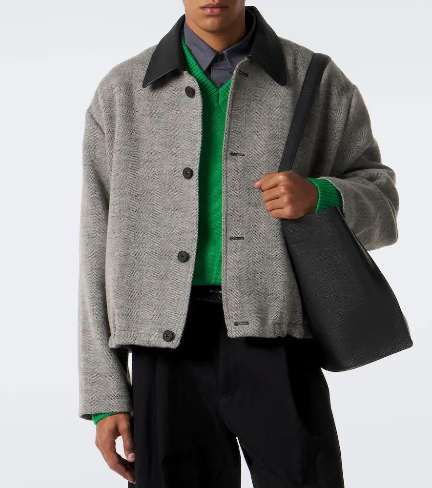 Studio Nicholson Howth wool and cotton-blend twill jacket | Thumbnail 3 Studio Nicholson Howth wool and cotton-blend twill jacket | Thumbnail 3
