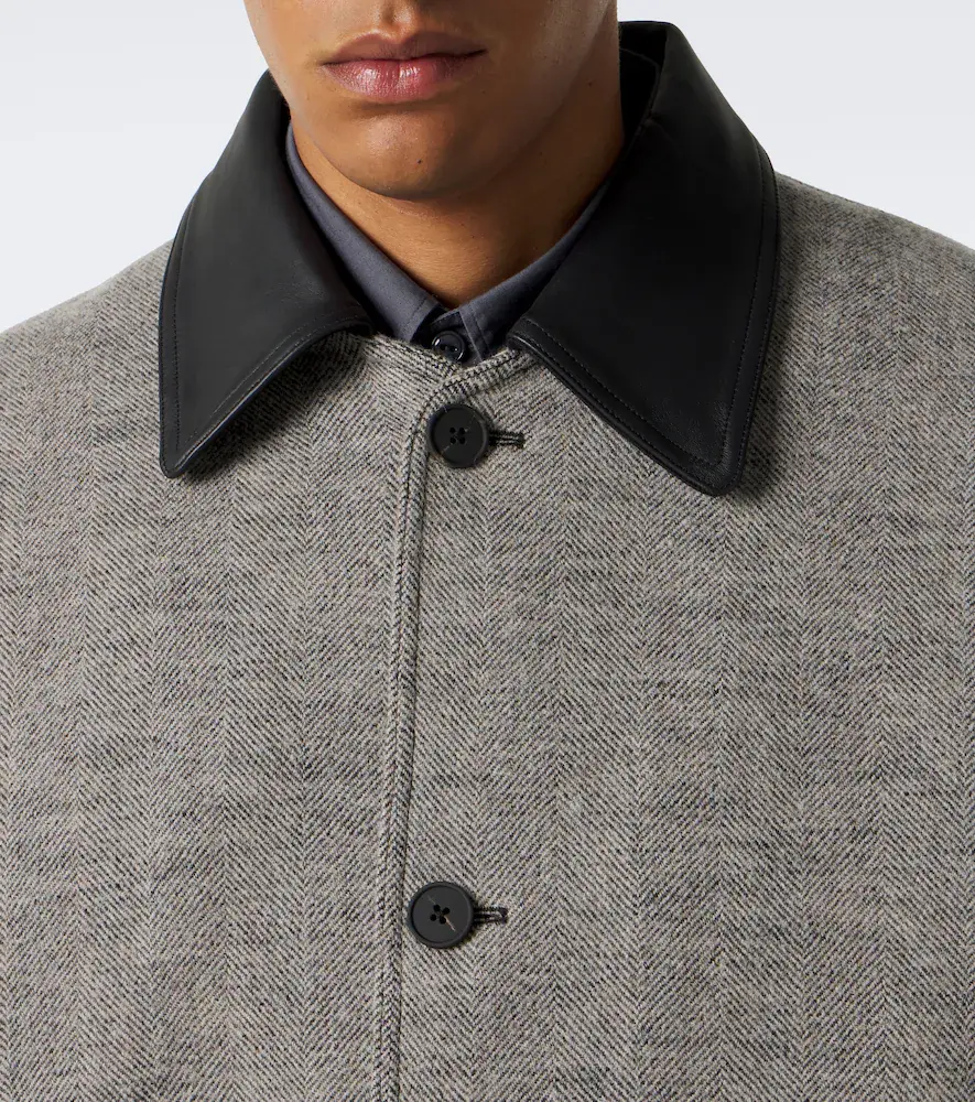 Studio Nicholson Howth wool and cotton-blend twill jacket | Thumbnail 5 Studio Nicholson Howth wool and cotton-blend twill jacket | Thumbnail 5