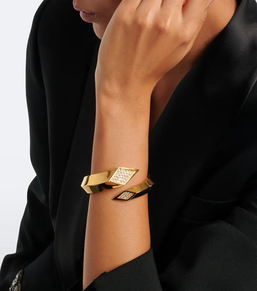 Versace Blade crystal-embellished cuff bracelet | Thumbnail 5 Versace Blade crystal-embellished cuff bracelet | Thumbnail 5