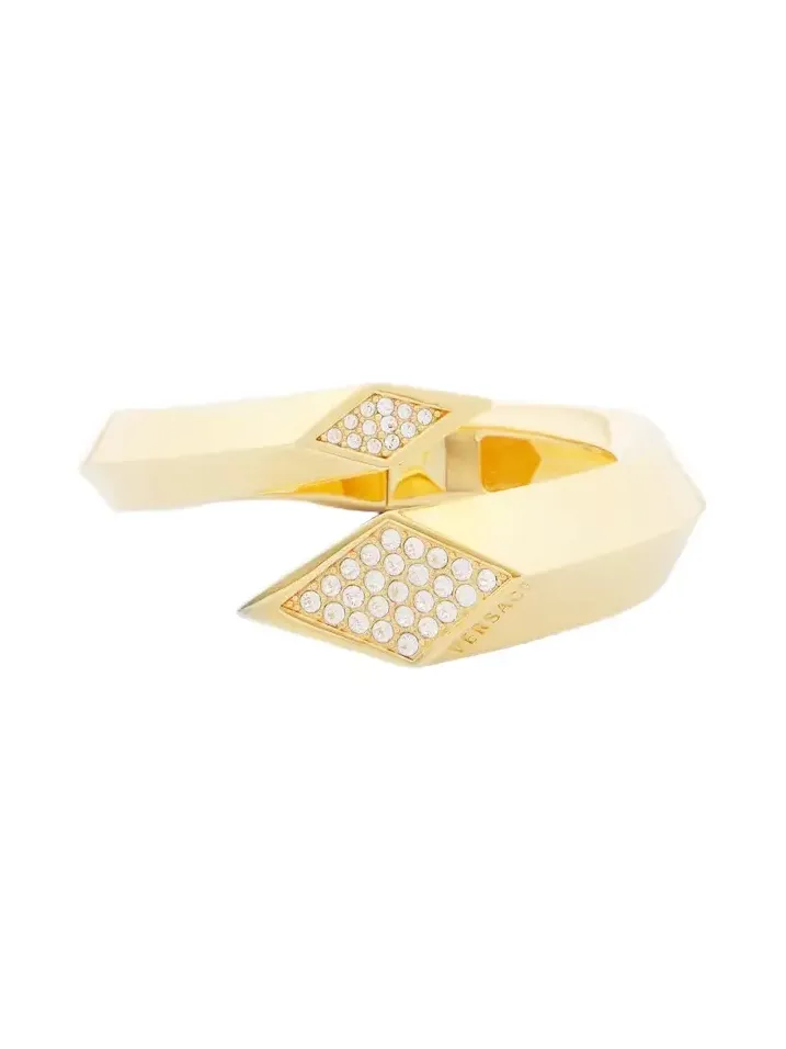 Versace Blade crystal-embellished cuff bracelet