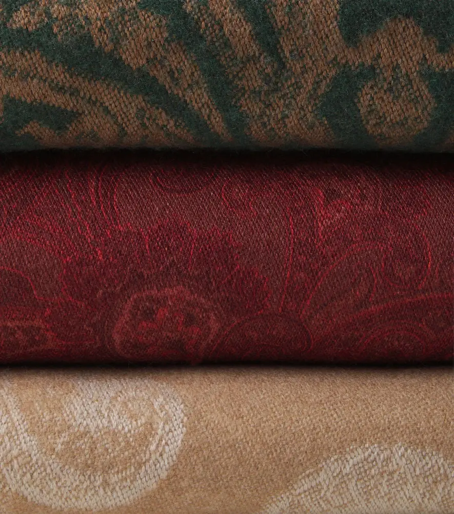 Etro Paisley printed wool throw | Thumbnail 2