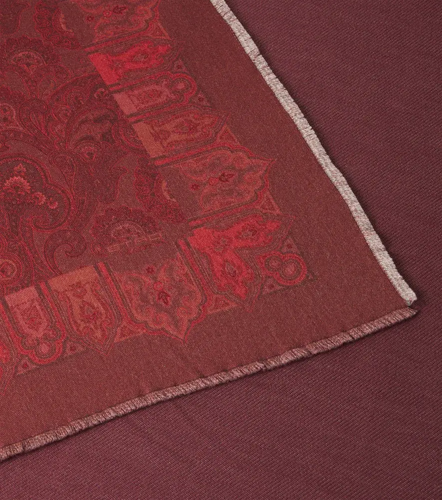 Etro Paisley printed wool throw | Thumbnail 3