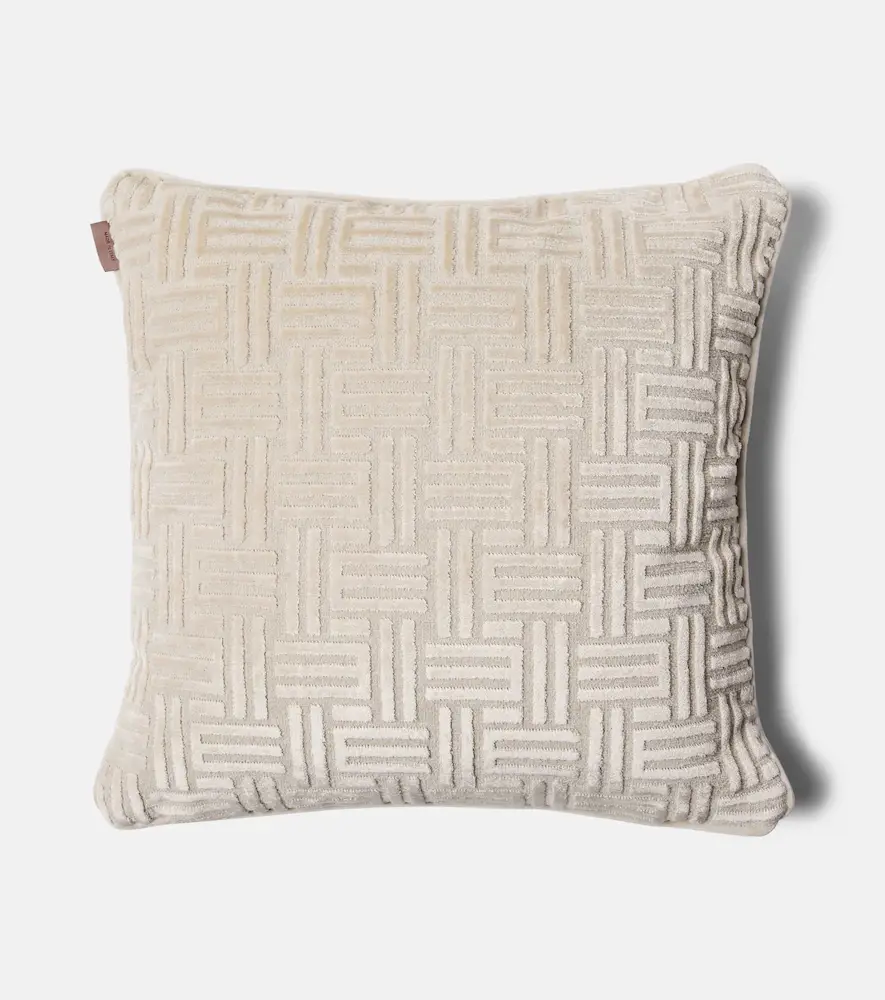 Etro Flag monogram corduroy cushion | Thumbnail 3 Etro Flag monogram corduroy cushion | Thumbnail 3