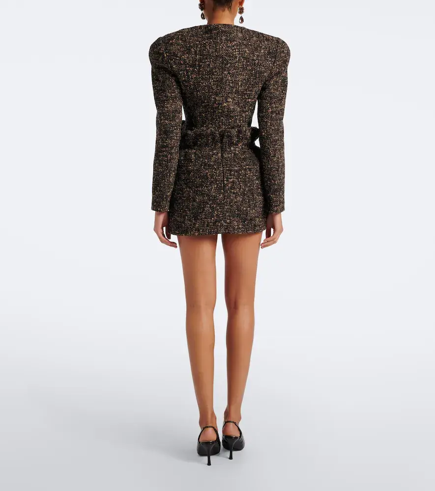 Magda Butrym Wool and cashmere-blend bouclé miniskirt | Thumbnail 3 Magda Butrym Wool and cashmere-blend bouclé miniskirt | Thumbnail 3