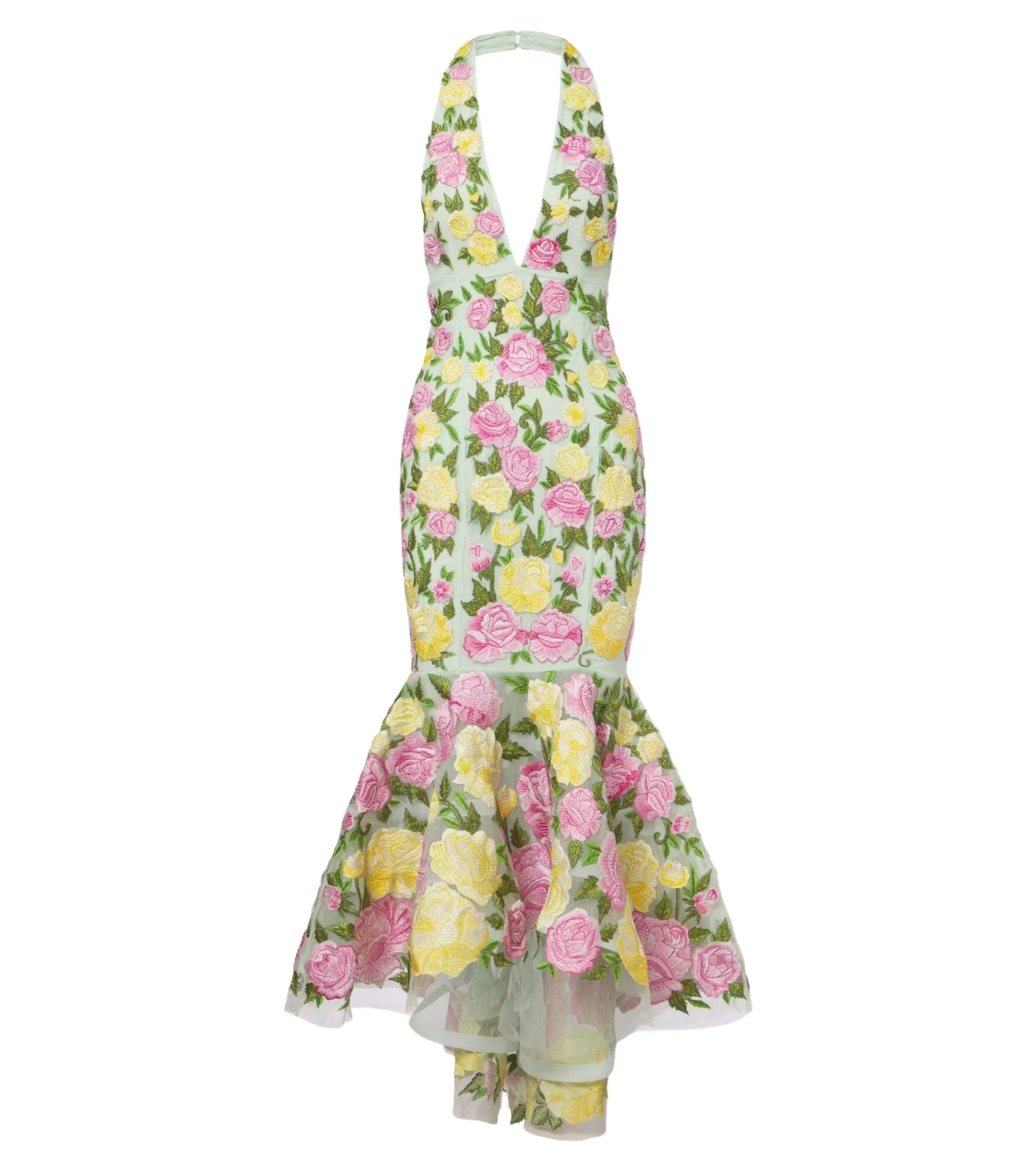 Là Fuori La Roseraie embroidered cocktail dress Là Fuori La Roseraie embroidered cocktail dress