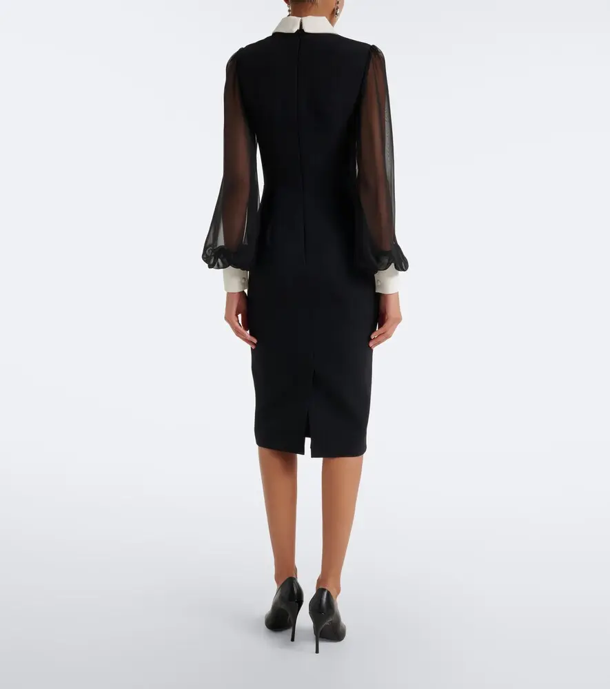 Safiyaa Crêpe cocktail dress | Thumbnail 5 Safiyaa Crêpe cocktail dress | Thumbnail 5