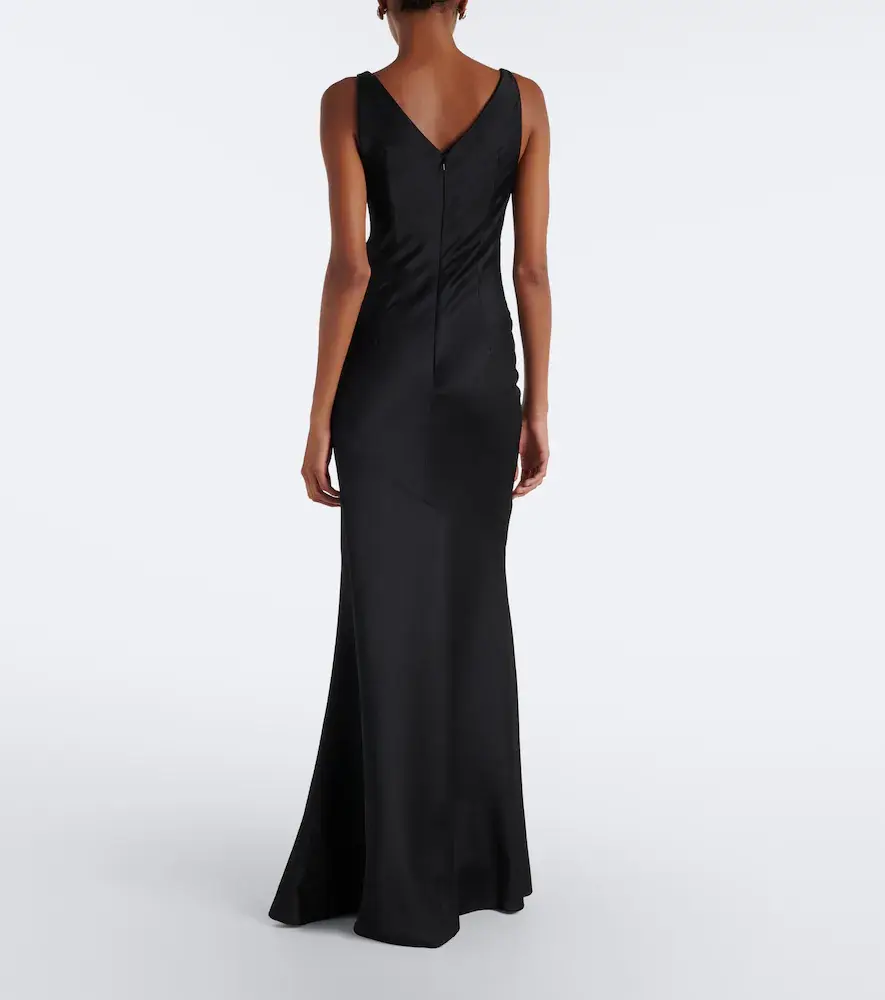 Safiyaa Mela embellished crêpe gown | Thumbnail 2 Safiyaa Mela embellished crêpe gown | Thumbnail 2