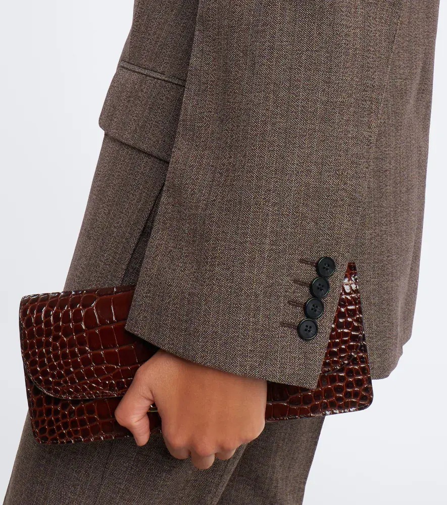 Victoria Beckham Striped single-breasted blazer | Thumbnail 2 Victoria Beckham Striped single-breasted blazer | Thumbnail 2