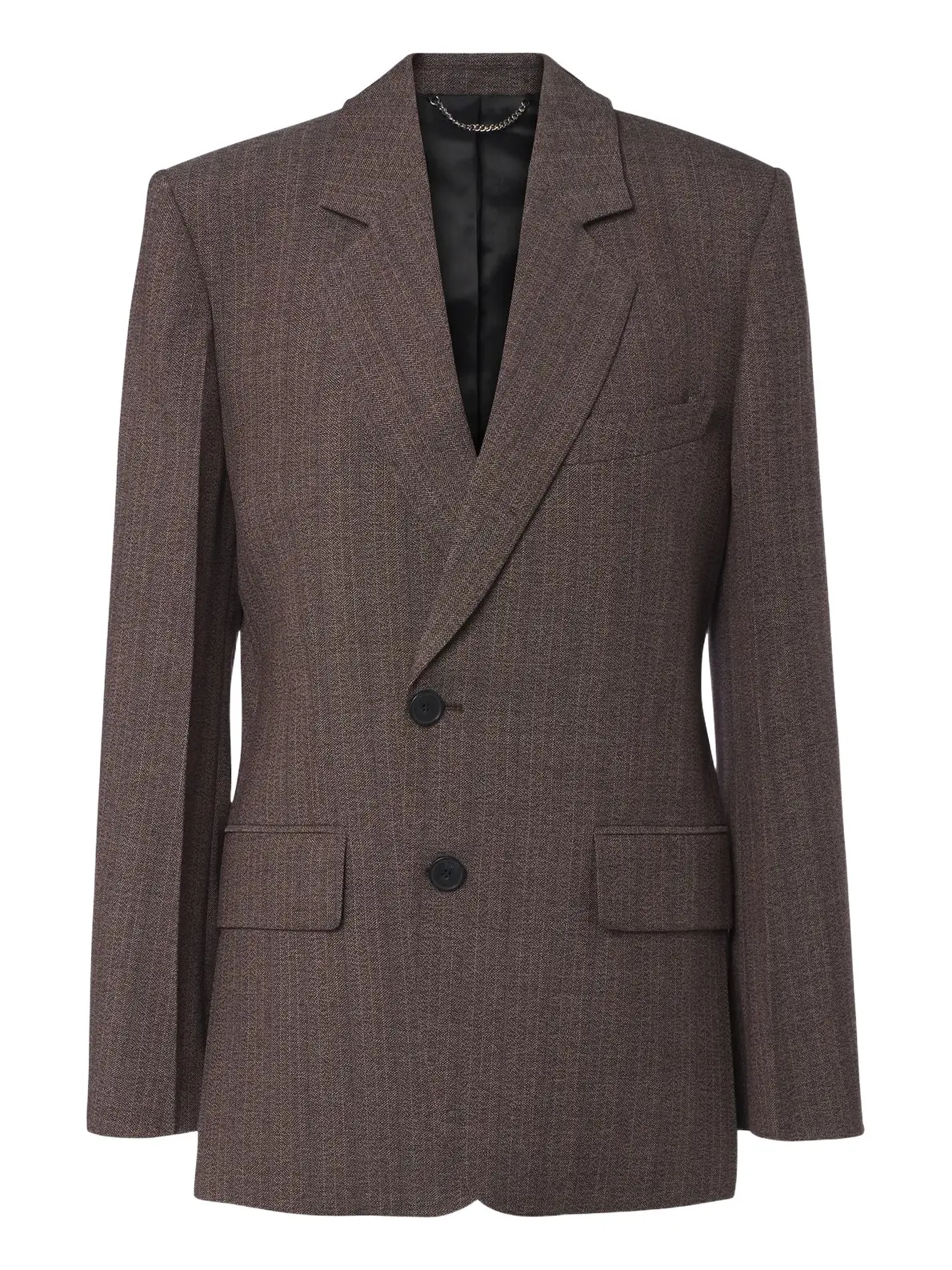 Victoria Beckham Striped single-breasted blazer
