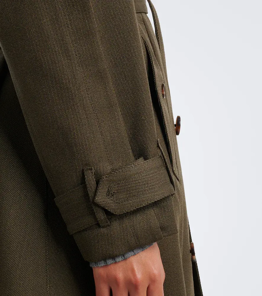 Victoria Beckham Esmee virgin wool trench coat | Thumbnail 4