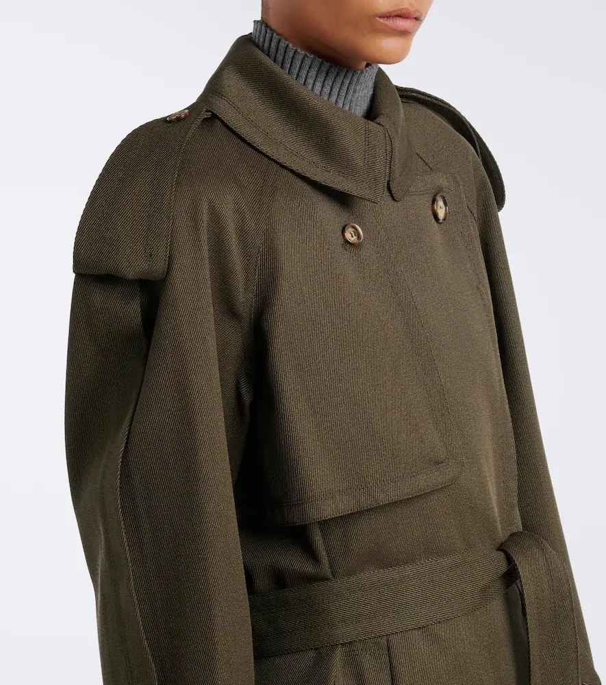 Victoria Beckham Esmee virgin wool trench coat | Thumbnail 5