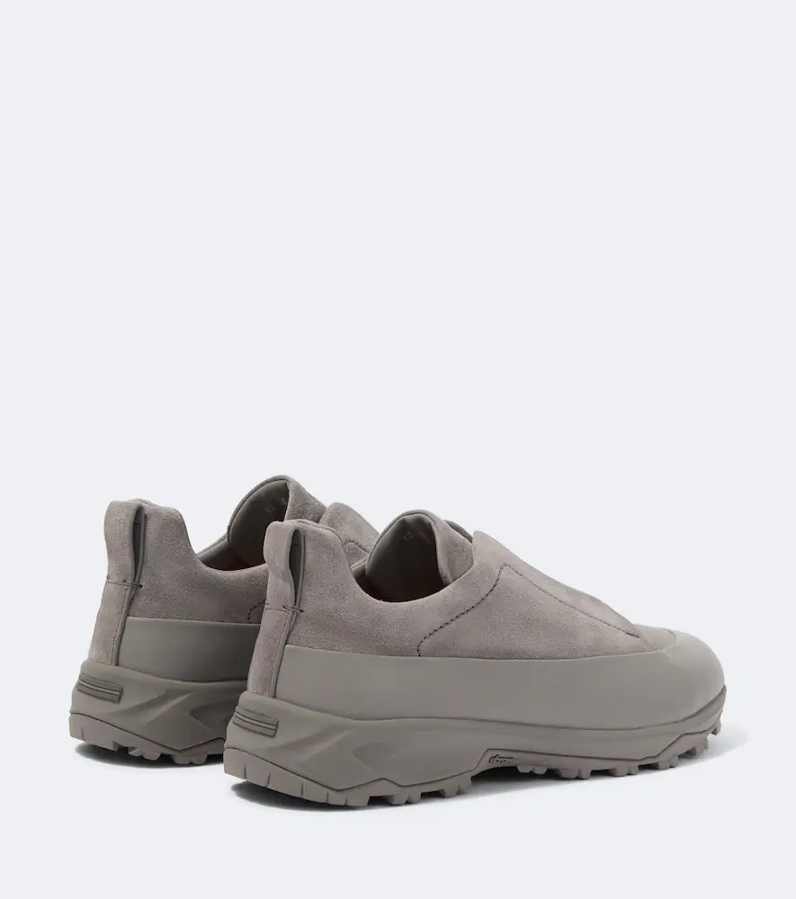 Zegna Triple Stitch Monte suede slip-on sneakers | Thumbnail 2 Zegna Triple Stitch Monte suede slip-on sneakers | Thumbnail 2