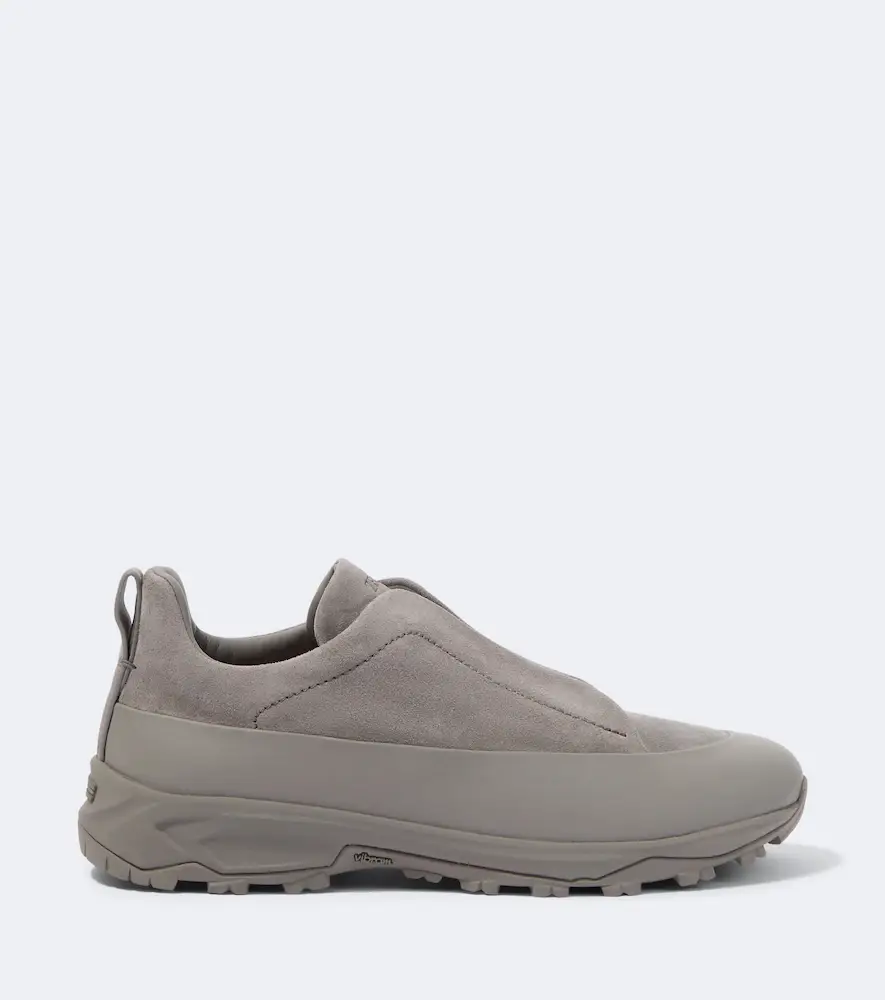 Zegna Triple Stitch Monte suede slip-on sneakers | Thumbnail 4 Zegna Triple Stitch Monte suede slip-on sneakers | Thumbnail 4