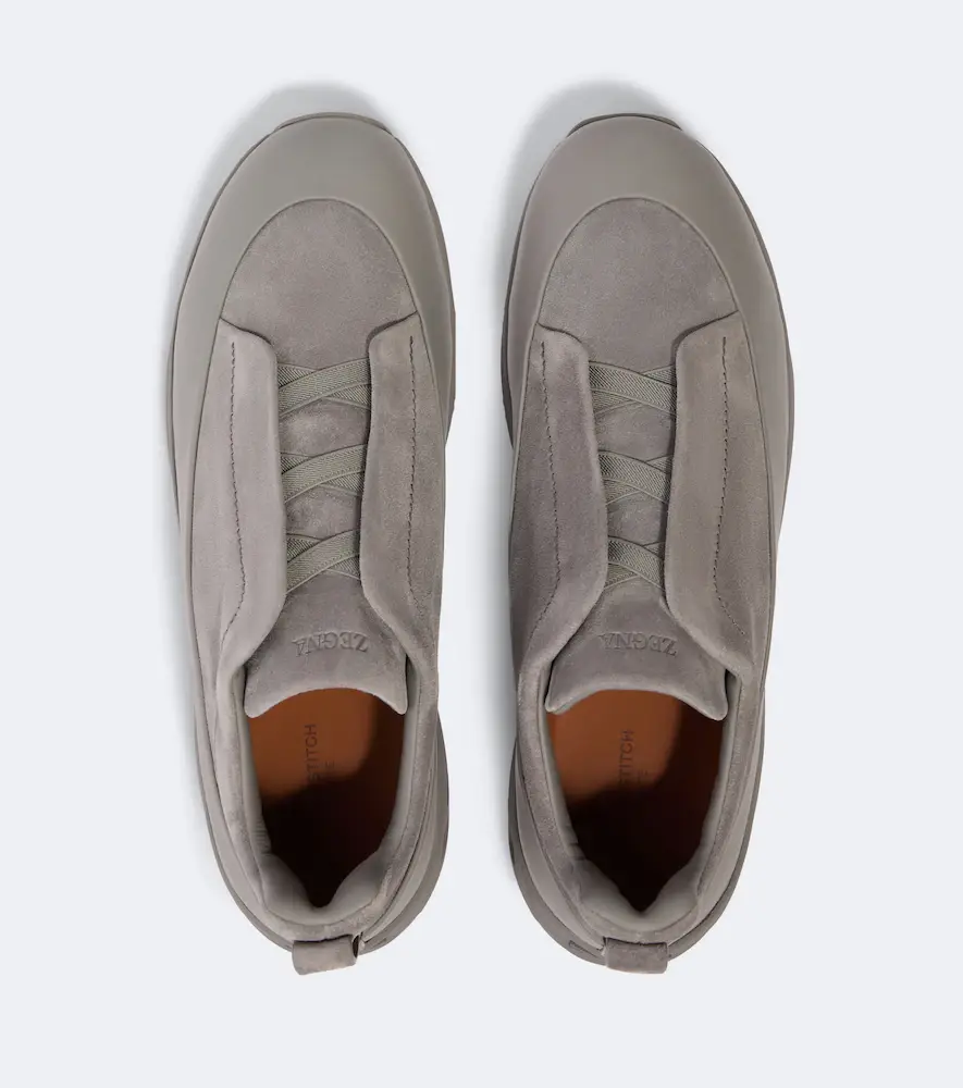 Zegna Triple Stitch Monte suede slip-on sneakers | Thumbnail 5 Zegna Triple Stitch Monte suede slip-on sneakers | Thumbnail 5