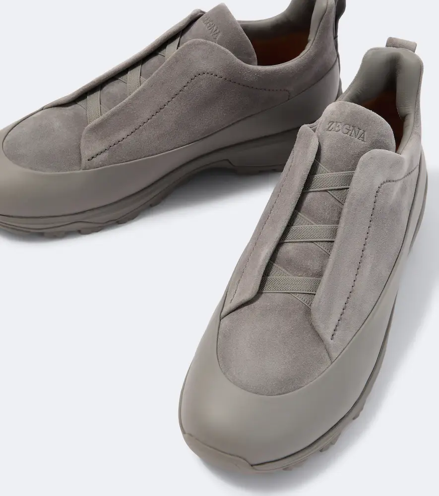 Zegna Triple Stitch Monte suede slip-on sneakers | Thumbnail 6 Zegna Triple Stitch Monte suede slip-on sneakers | Thumbnail 6