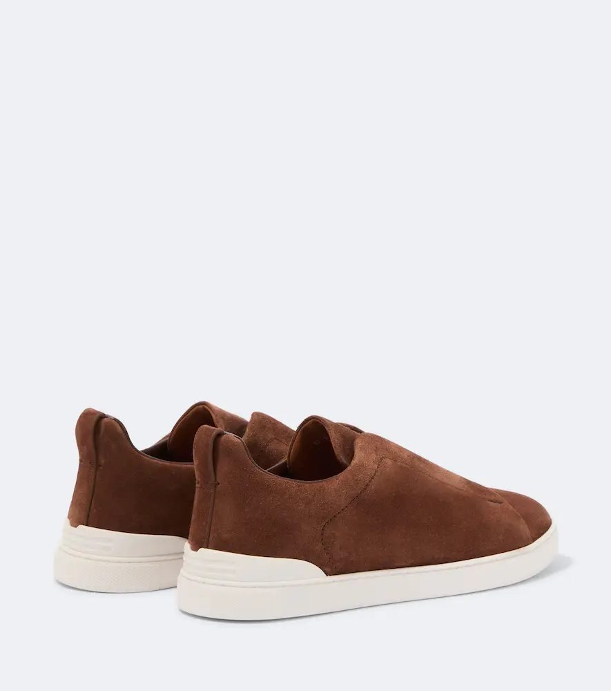 Zegna Triple Stitch suede slip-on sneakers | Thumbnail 3 Zegna Triple Stitch suede slip-on sneakers | Thumbnail 3