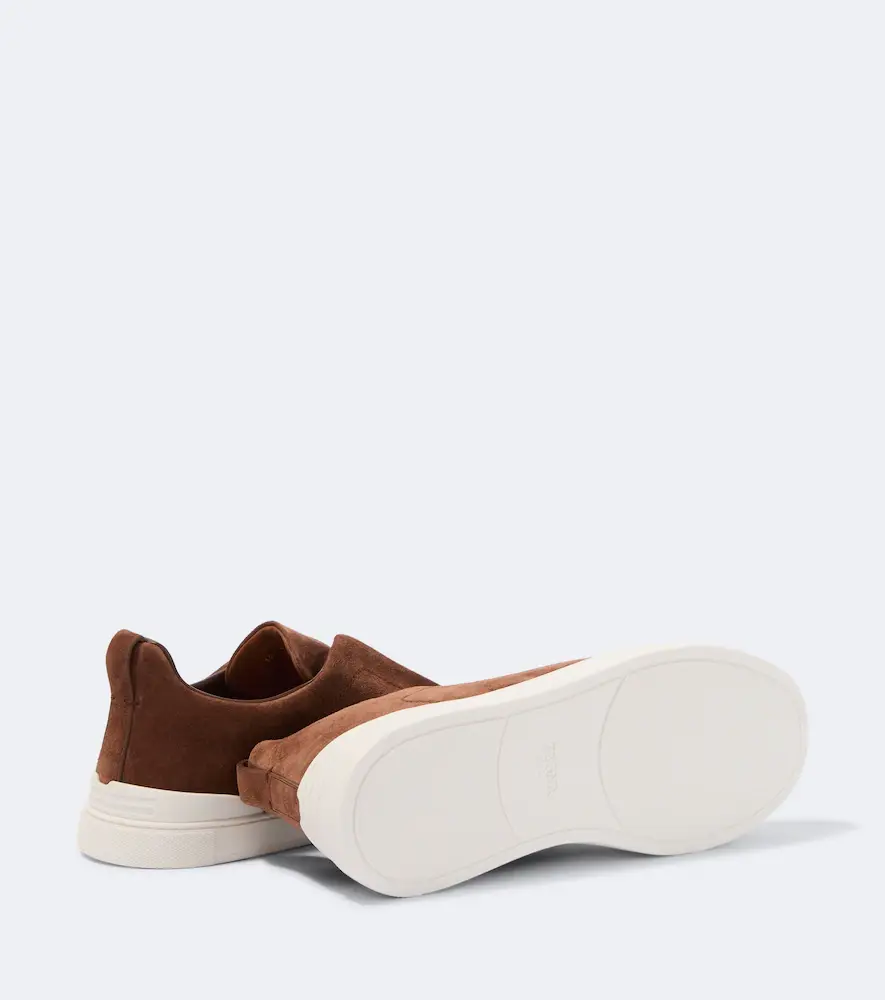 Zegna Triple Stitch suede slip-on sneakers | Thumbnail 5 Zegna Triple Stitch suede slip-on sneakers | Thumbnail 5