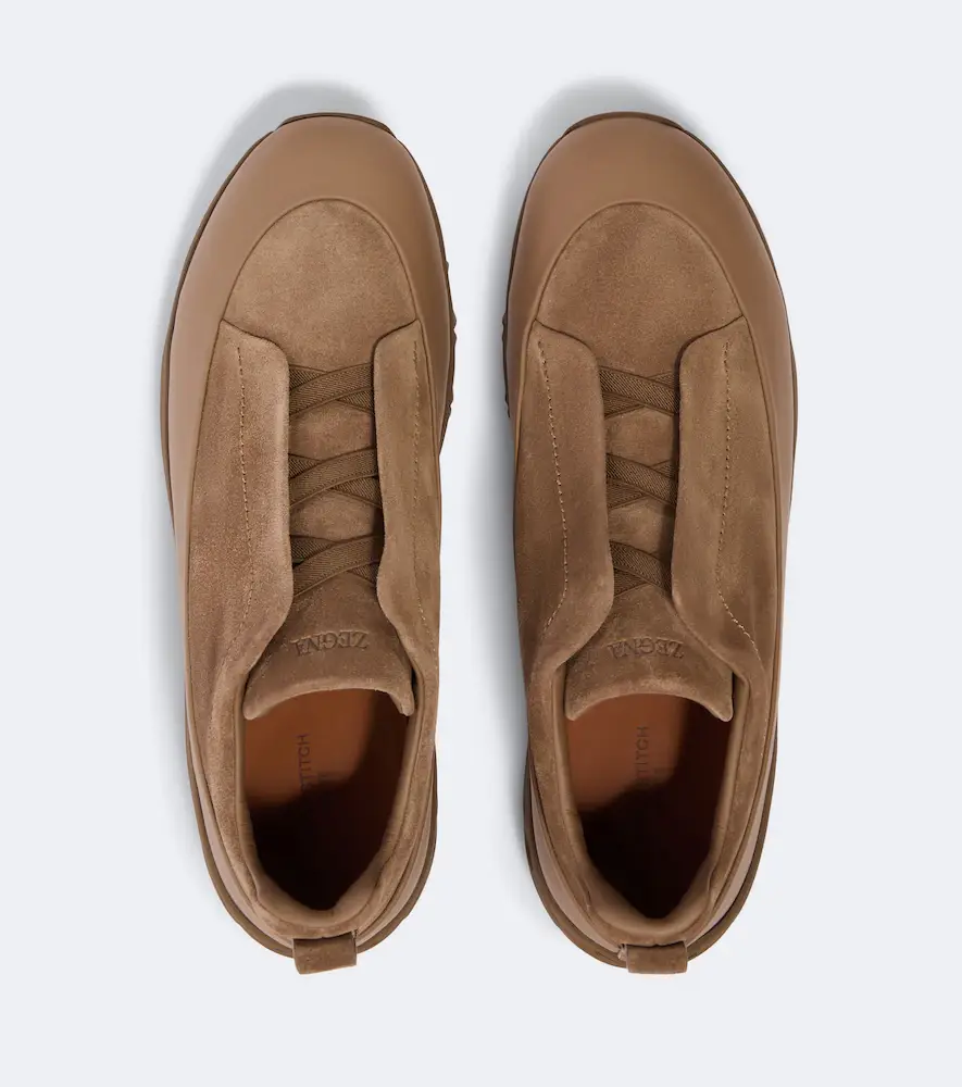 Zegna Triple Stitch Monte suede sneakers | Thumbnail 4 Zegna Triple Stitch Monte suede sneakers | Thumbnail 4