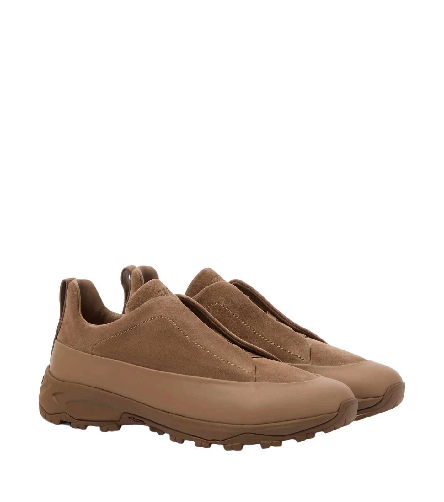 Zegna Triple Stitch Monte suede sneakers