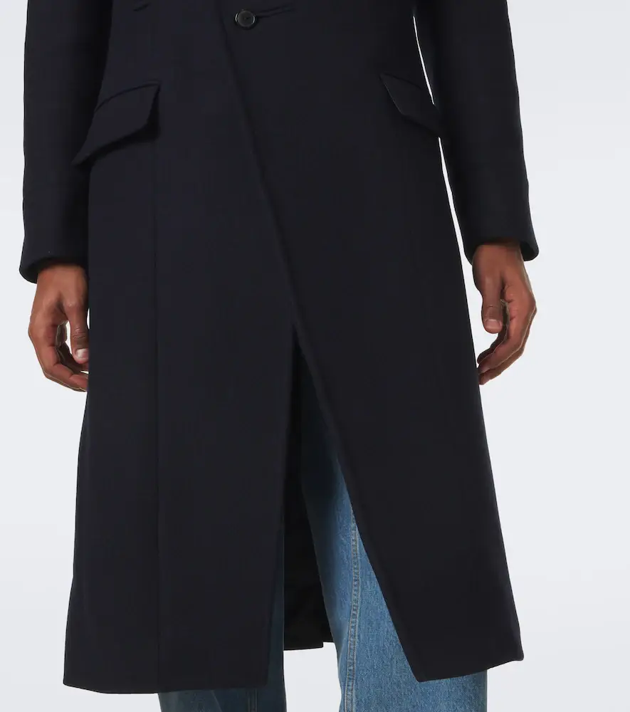 Dries Van Noten Double-breasted wool-blend twill coat | Thumbnail 3 Dries Van Noten Double-breasted wool-blend twill coat | Thumbnail 3