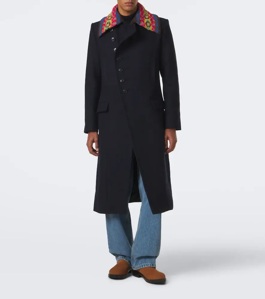 Dries Van Noten Double-breasted wool-blend twill coat | Thumbnail 6 Dries Van Noten Double-breasted wool-blend twill coat | Thumbnail 6