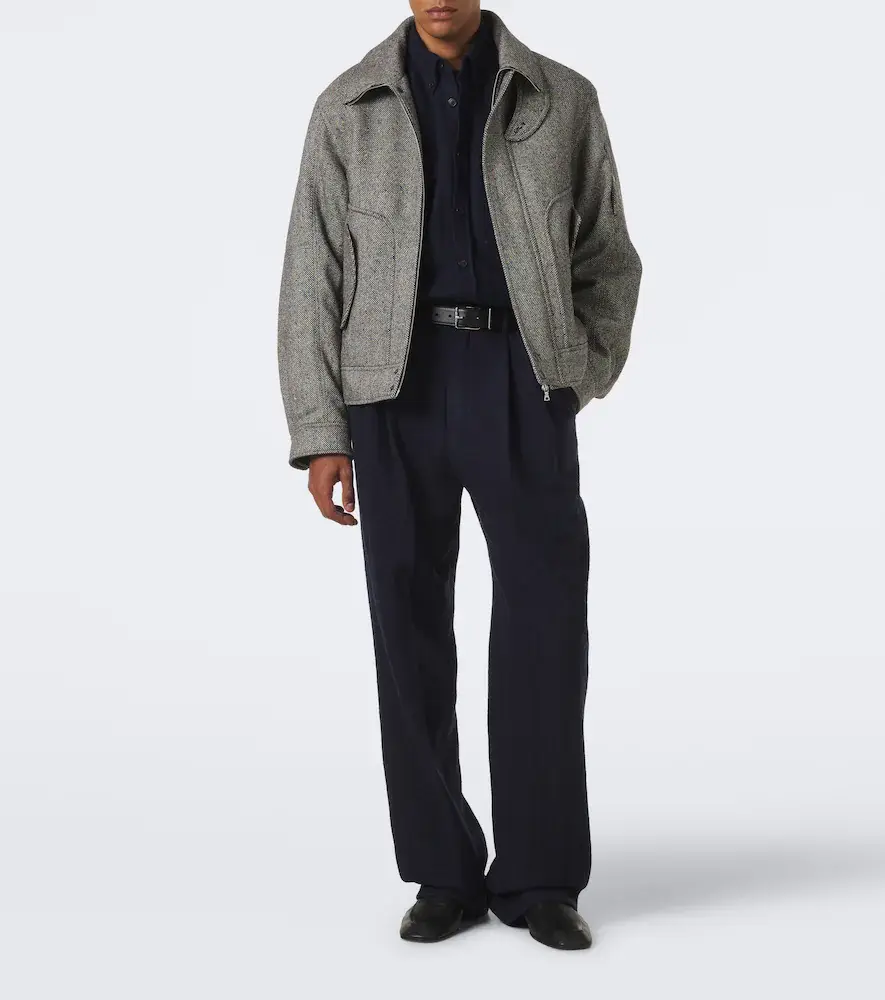 Dries Van Noten Pleated wool straight pants | Thumbnail 2 Dries Van Noten Pleated wool straight pants | Thumbnail 2