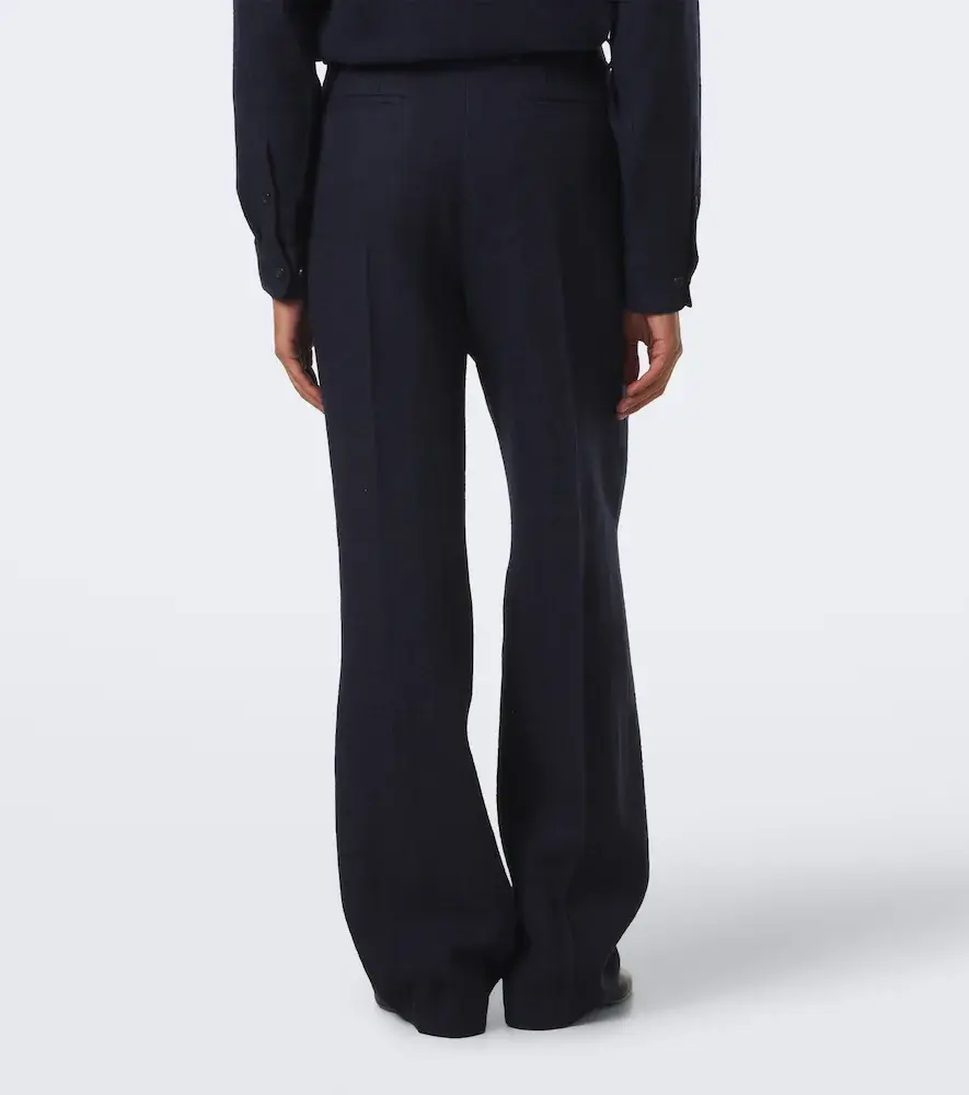 Dries Van Noten Pleated wool straight pants | Thumbnail 4 Dries Van Noten Pleated wool straight pants | Thumbnail 4