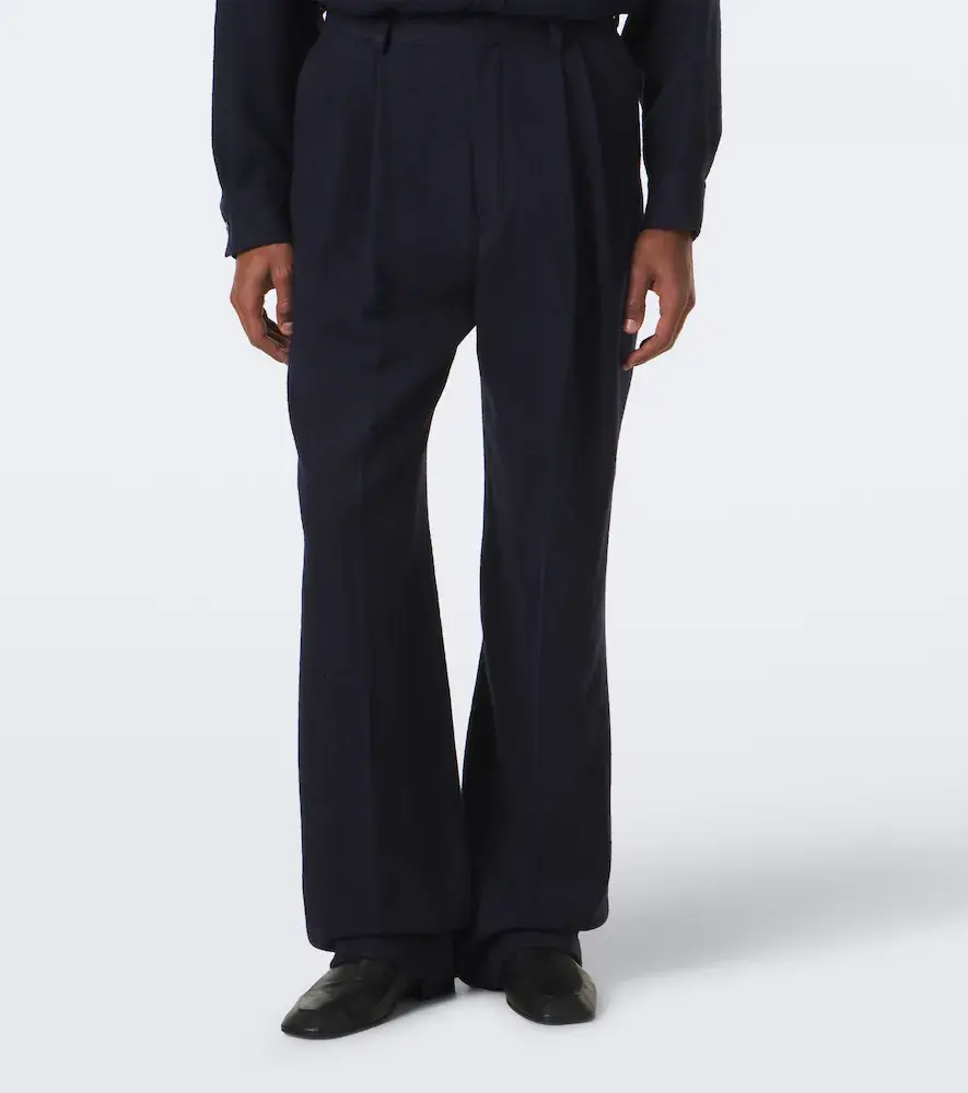 Dries Van Noten Pleated wool straight pants | Thumbnail 5 Dries Van Noten Pleated wool straight pants | Thumbnail 5