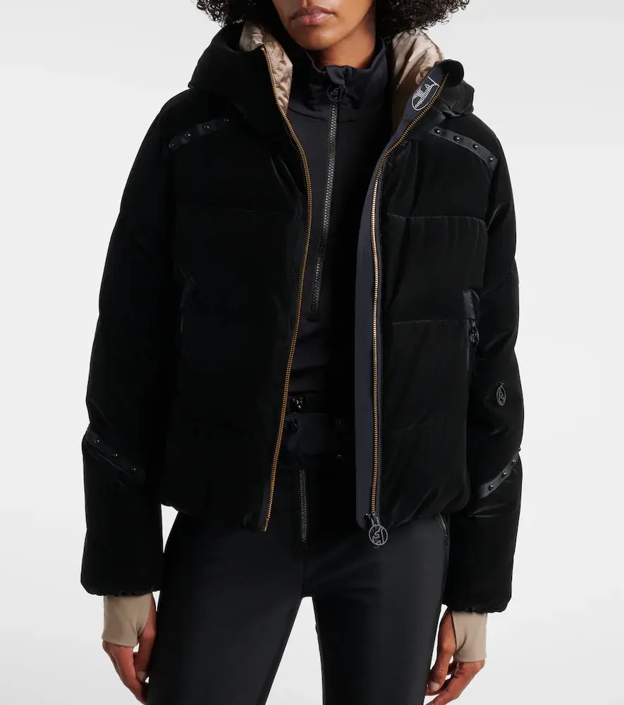 Toni Sailer Swalina hooded down velvet ski jacket | Thumbnail 2