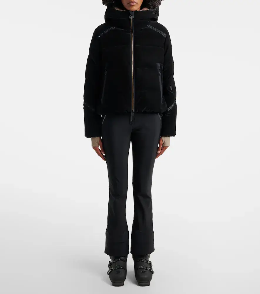 Toni Sailer Swalina hooded down velvet ski jacket | Thumbnail 3