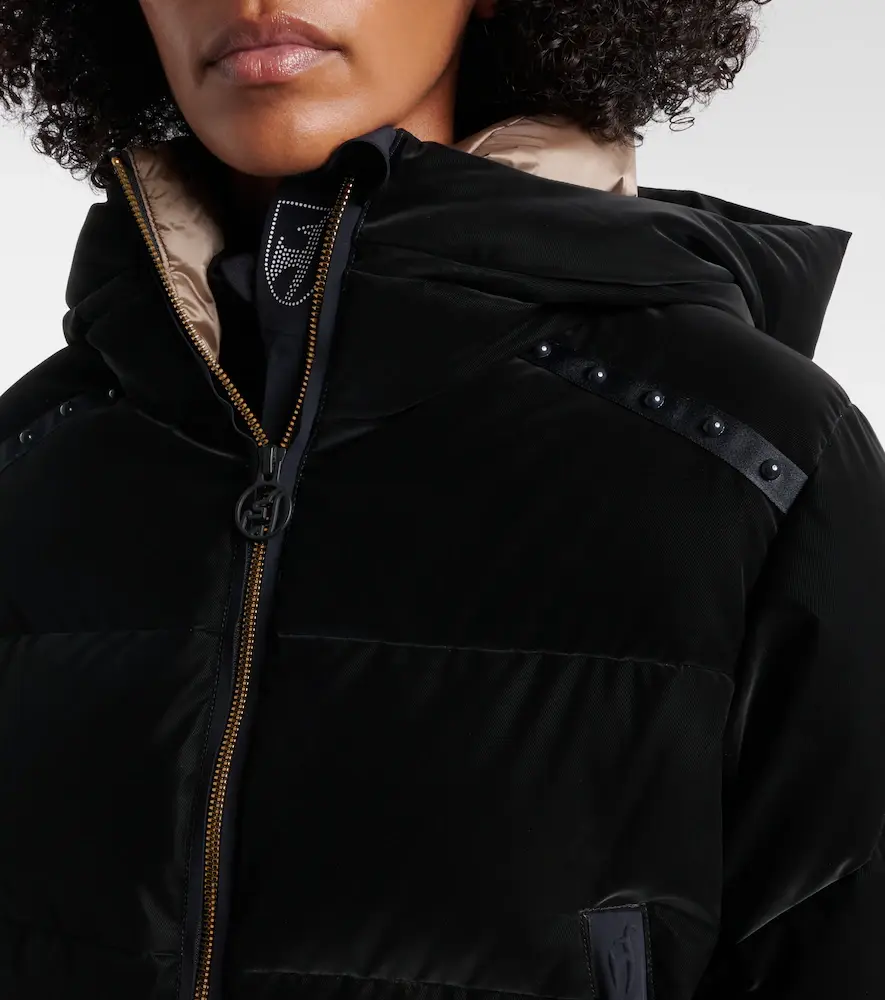 Toni Sailer Swalina hooded down velvet ski jacket | Thumbnail 5