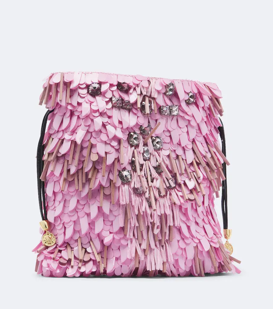 La DoubleJ Dustbag embellished pouch | Thumbnail 3 La DoubleJ Dustbag embellished pouch | Thumbnail 3