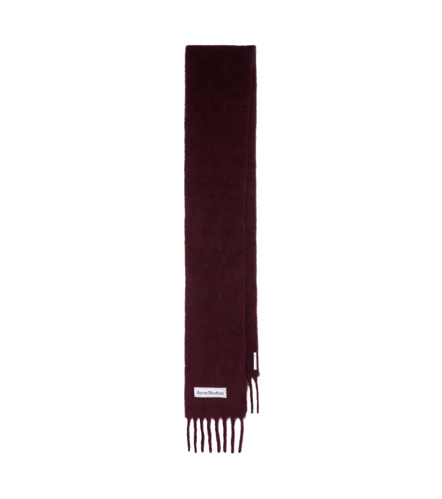 Acne Studios Alpaca, wool, and mohair-blend scarf
