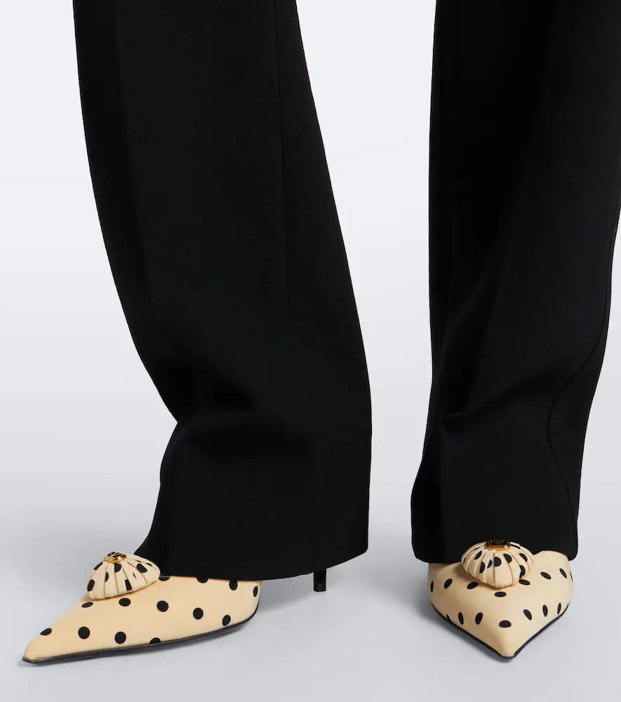 Valentino Garavani Caur Royal polka-dot slingback pumps | Thumbnail 5