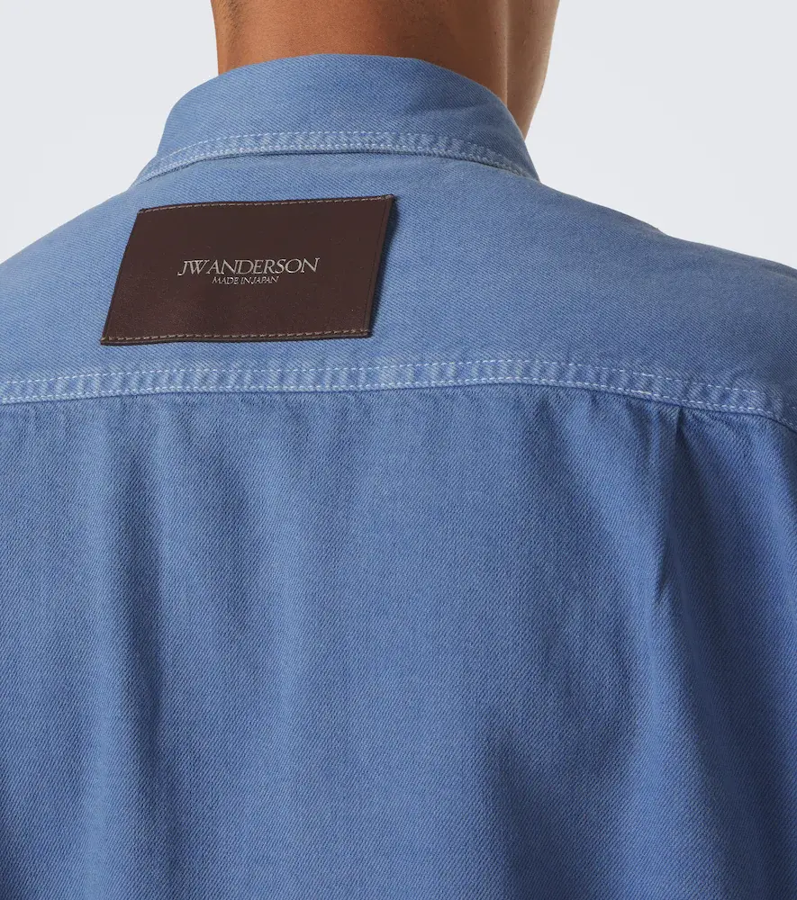 JW Anderson Embroidered oversized cotton twill shirt | Thumbnail 6 JW Anderson Embroidered oversized cotton twill shirt | Thumbnail 6