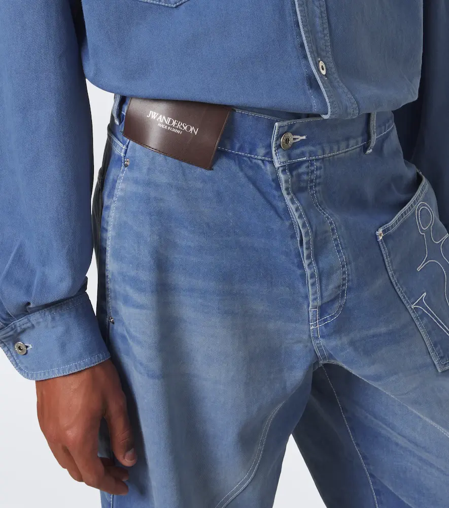 JW Anderson Twisted embroidered straight jeans | Thumbnail 5 JW Anderson Twisted embroidered straight jeans | Thumbnail 5