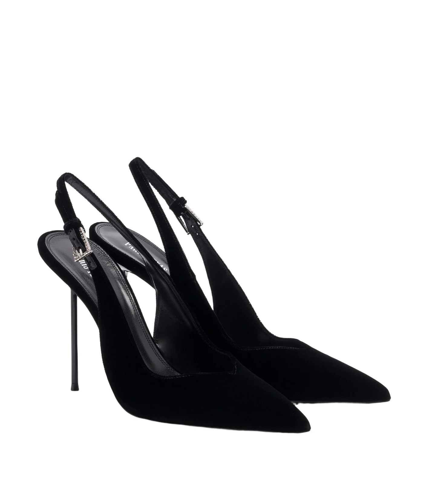 Paris Texas Lidia velvet slingback pumps