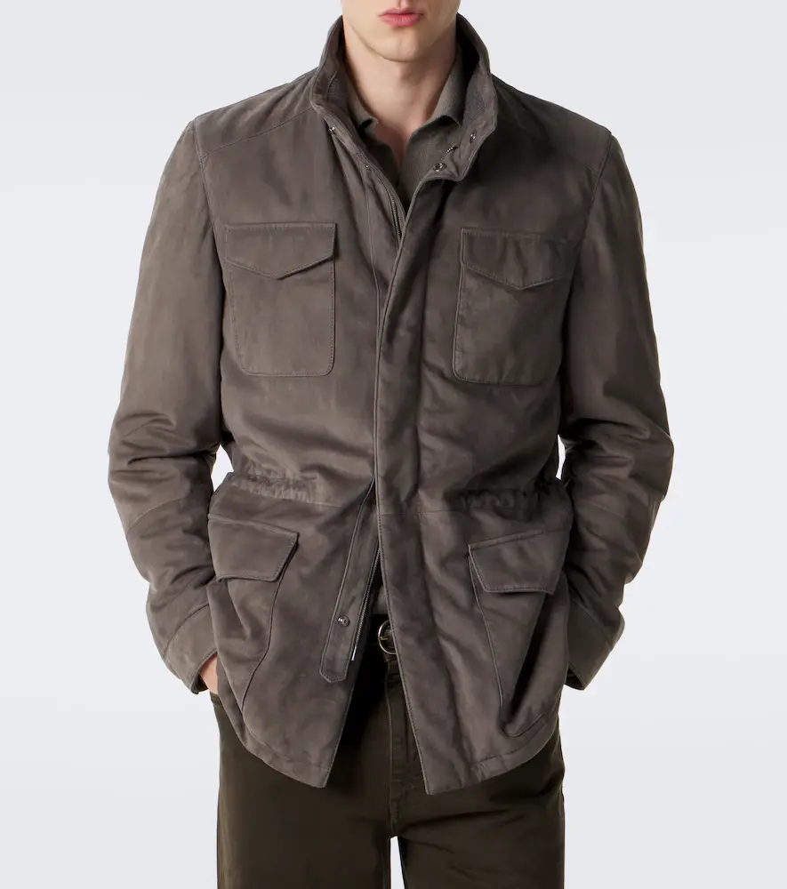Thom Sweeney Suede field jacket | Thumbnail 2 Thom Sweeney Suede field jacket | Thumbnail 2
